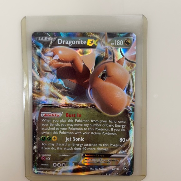 Pokemon | Other | Pokmon Dragonite Ex Holographic | Poshmark